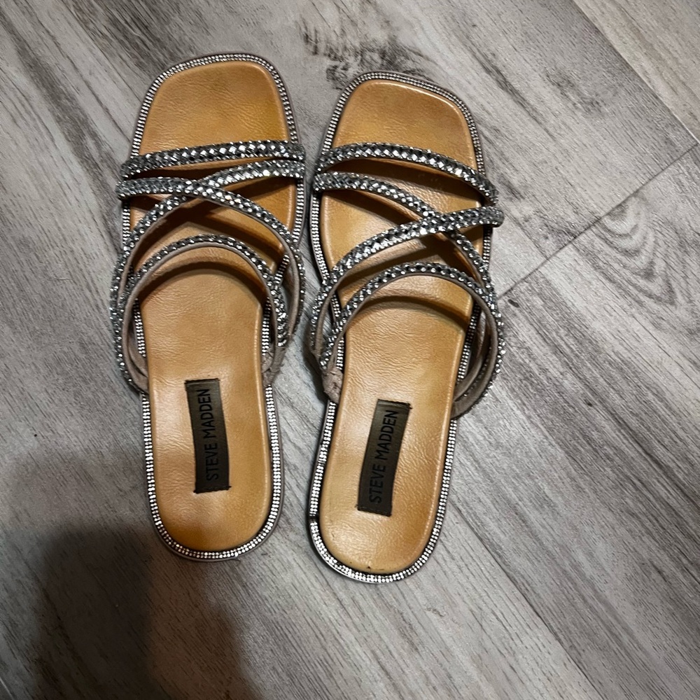 Steve Madden Silver Women's Sandals